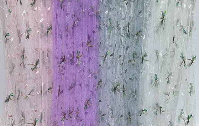 PTD-493 embroidered fabric reference