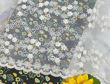 PTD-498 embroidered fabric reference
