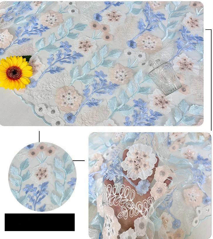 PTD-502 embroidered fabric reference