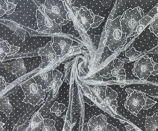 PTD-538 embroidered fabric reference