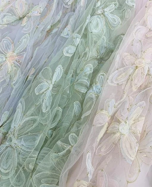 PTD-566 embroidered fabric reference