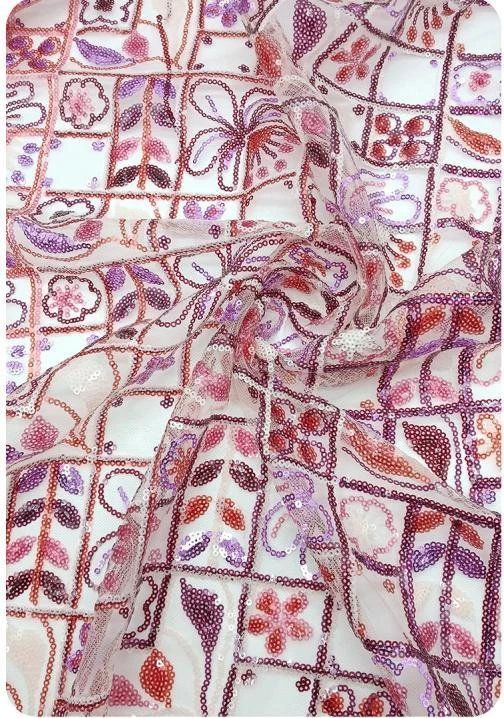 PTD-605 embroidered fabric reference