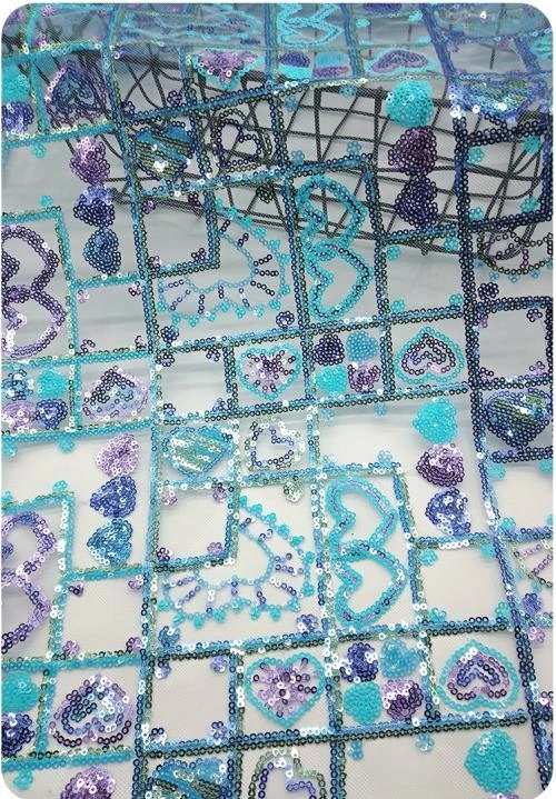 PTD-619 embroidered fabric reference