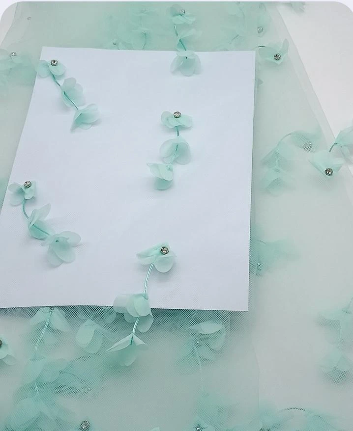 PTD-644 embroidered fabric reference