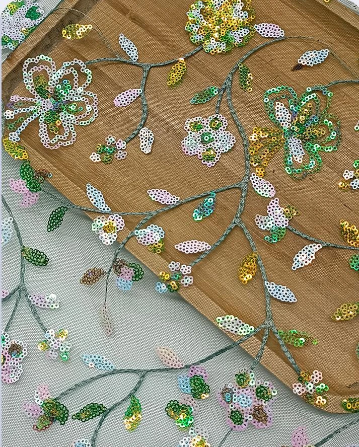 PTD-662 embroidered fabric reference