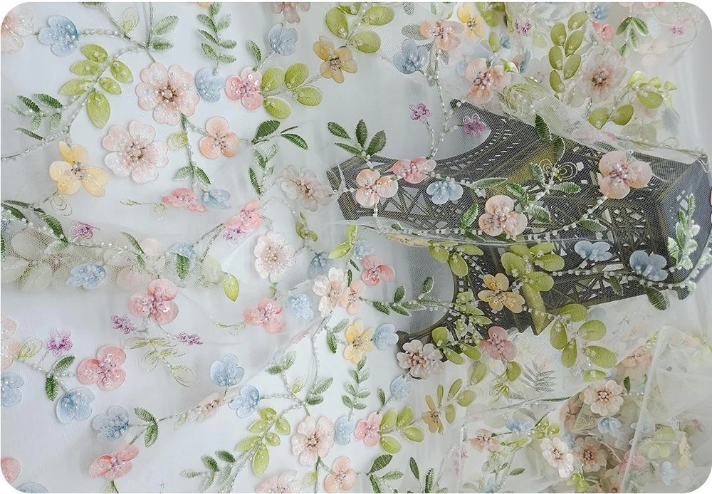 PTD-666 embroidered fabric reference