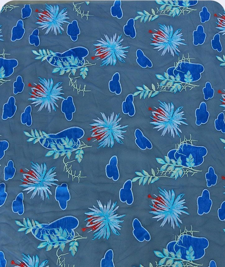 PTD-674 embroidered fabric reference
