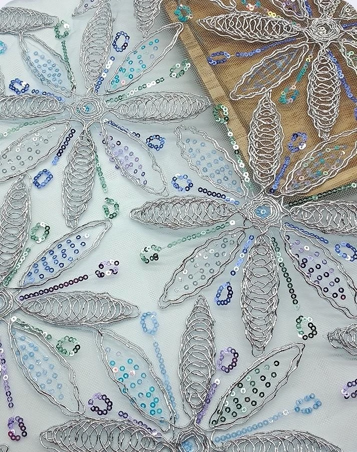 PTD-677 embroidered fabric reference