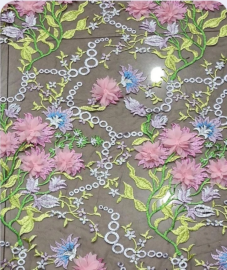 PTD-678 embroidered fabric reference
