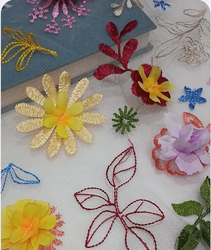 PTD-679 embroidered fabric reference