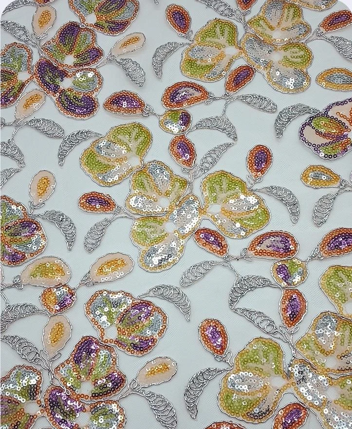 PTD-687 embroidered fabric reference