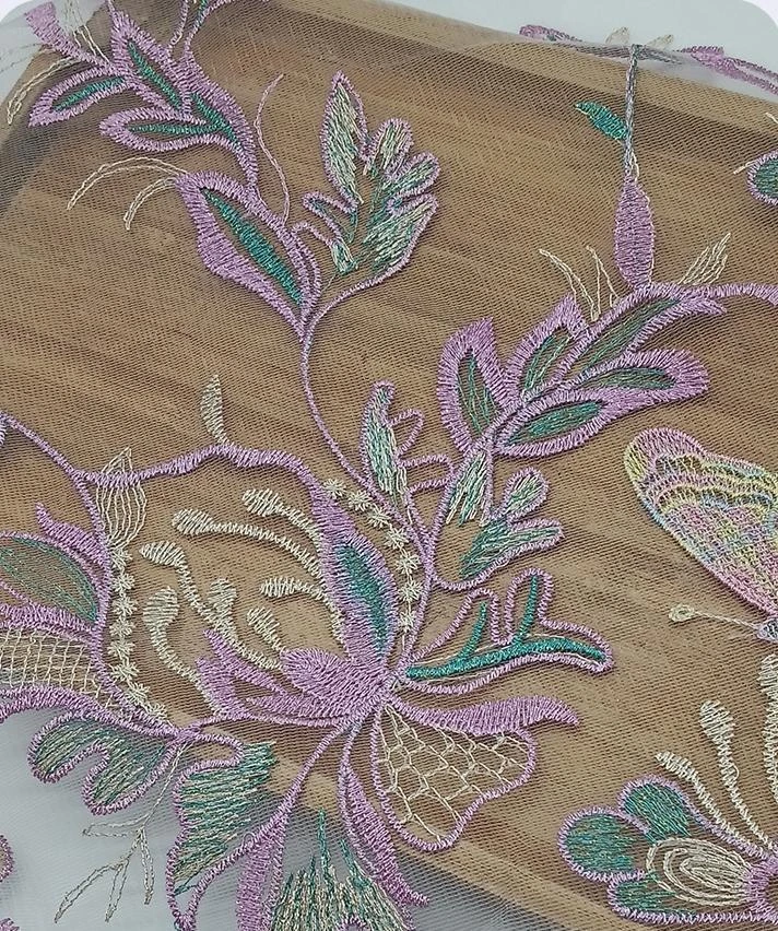 PTD-692 embroidered fabric reference