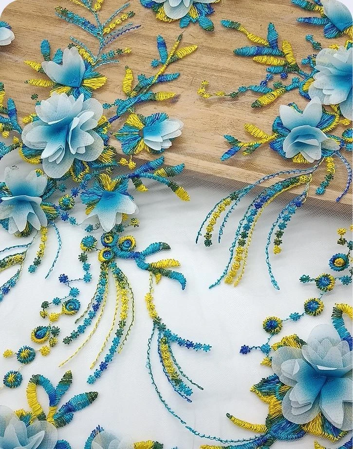 PTD-695 embroidered fabric reference
