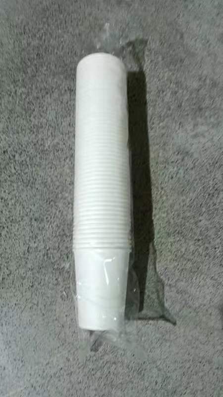 Cup sample prepared for buyer review
