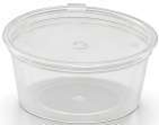 CPCL62 Clear 1.5/2/2.5 OZ Portion Cup Lid