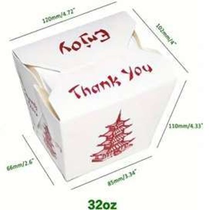 CY-PFC08 8 OZ White Paper Food Cup