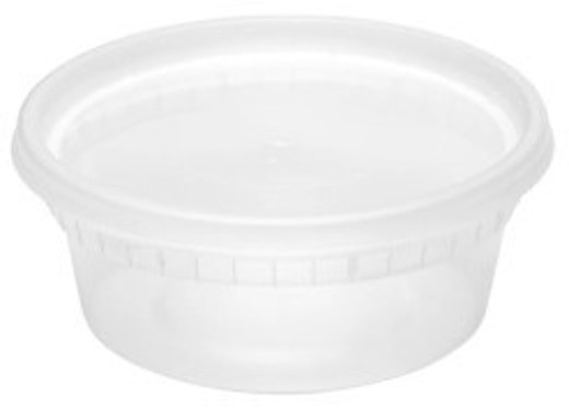 CY-RC-48 48 OZ Plastic Round Food Container With Lid