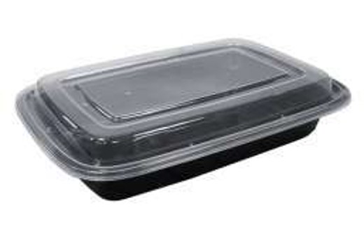 CY-REC-28 28 OZ Plastic Rectangular Food Container With Lid