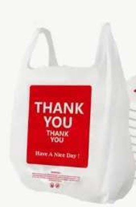 FMTB-12722 #5 T-Shirt Carry Out Bags 12"X7"X22" 17mic