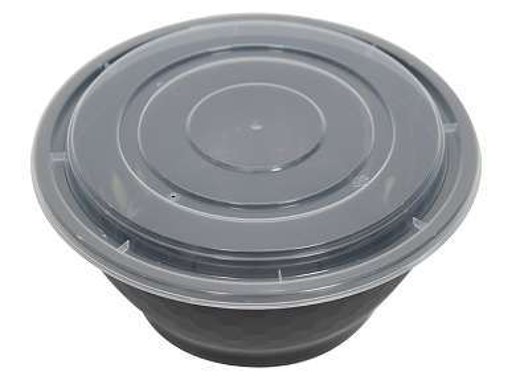HS-B24B 24 OZ Plastic Bowl With Lid