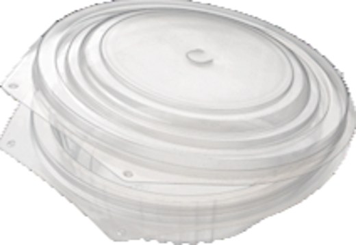 KH-PSC16 16oz White Paper Soup Cup With PP Lid