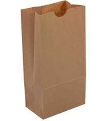 KPB12 #12 Kraft Paper Bag With Twist Handle 13"*7"*17" 100gms