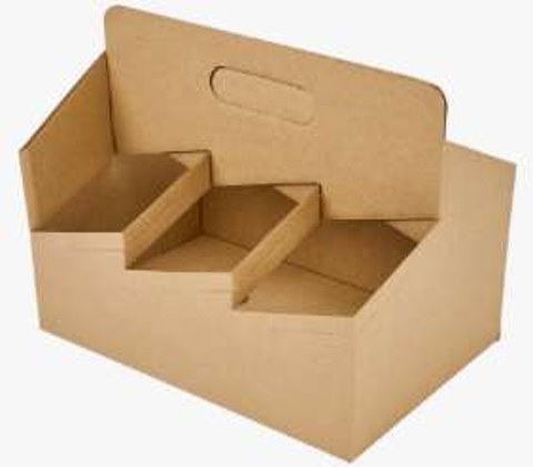 LP-CH6C 6-Cup 12-32oz Drink Carrier With Handle