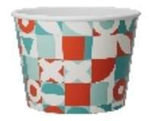 PFC600-28 28 OZ White Paper Food Container (Rim142mm)