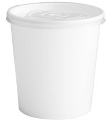 PYC-04RI 4 OZ Paper Frozen Yogurt / Food Cup (Retro-Inspired Print)