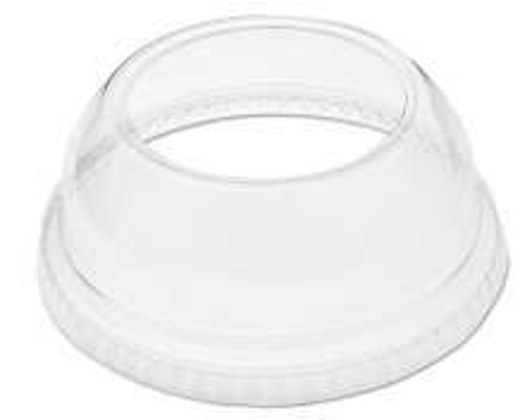 RI-PCWHDL98 Whide Hole Dome Lids For 12-24 OZ PET Cup (98mm)