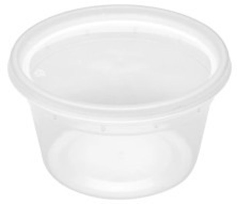 SC-08 8 OZ Plastic Food Container With Lid(Soup Cup)