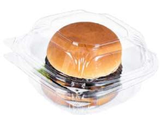 SZ-01 #1 PET Sushi Container With Lid 6.5"X3.5"X2"