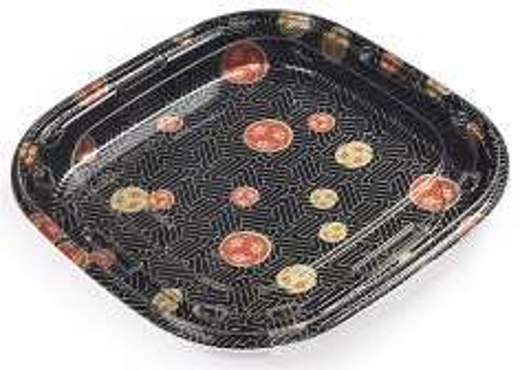 SZ-59 Round Sushi Tray With Lid 8.14"X2"
