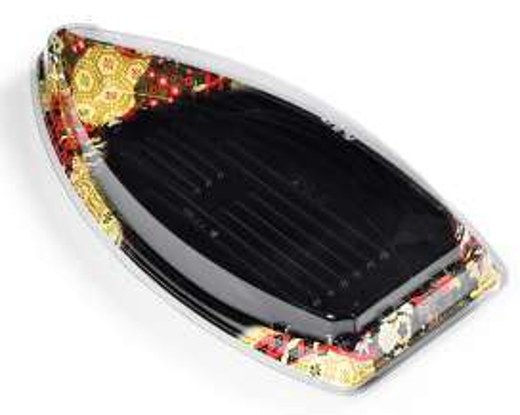 SZ-61 Round Sushi Tray With Lid 11"X2.1"