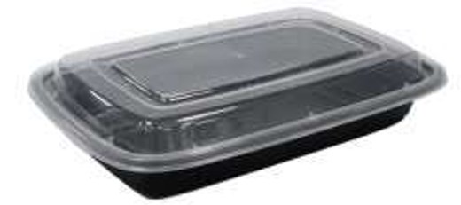 YN-42DB 42 OZ Plastic Food Container With Lid(Bowl)